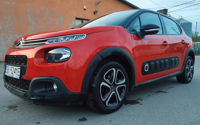 Citroen C3 cena 41900 przebieg: 27669, rok produkcji 2017 z Wołczyn małe 562